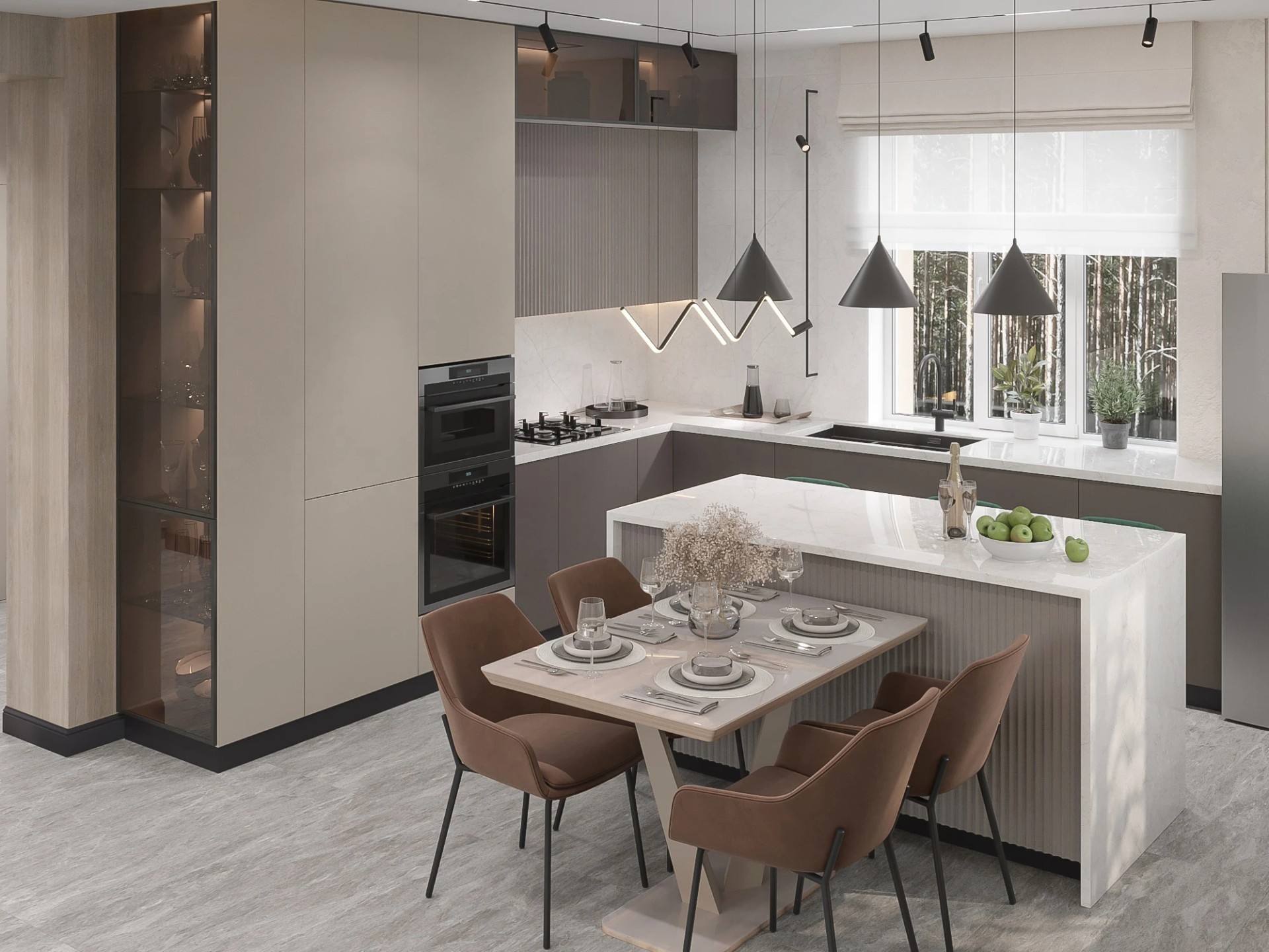 Кухня - Гостиная