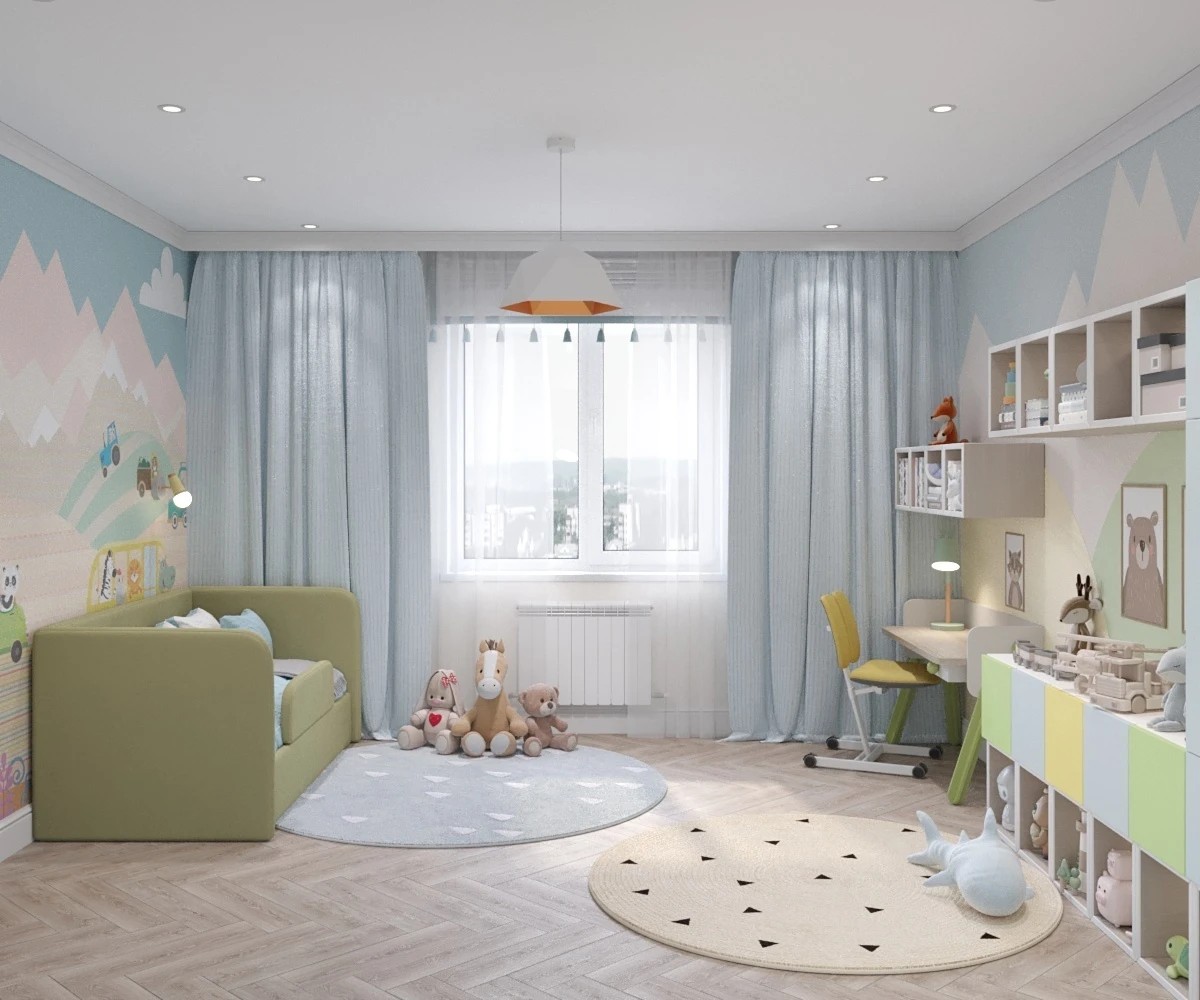 Детская комната для маленькой девочки