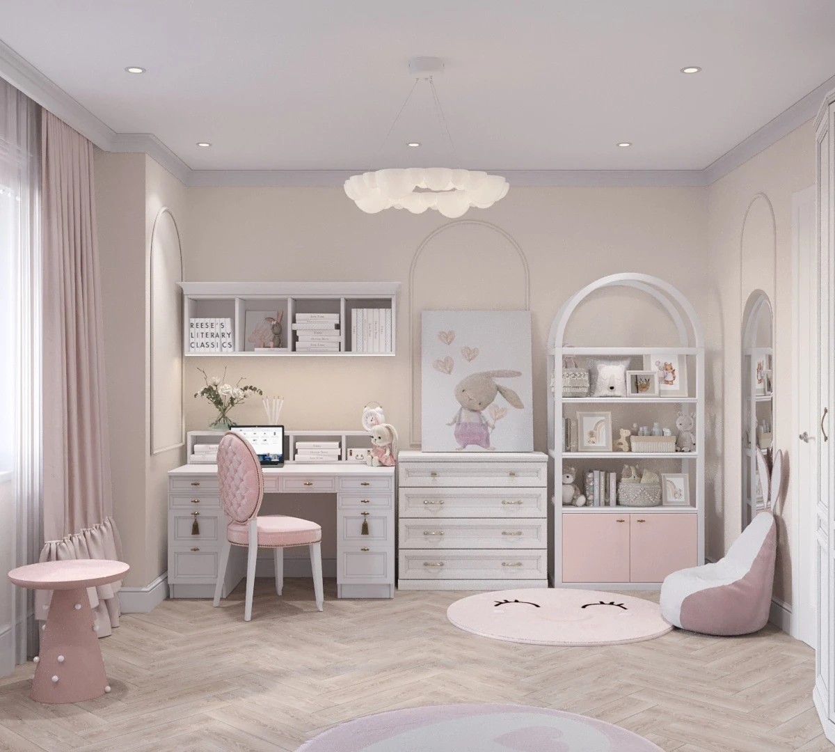 Детская комната для маленькой девочки