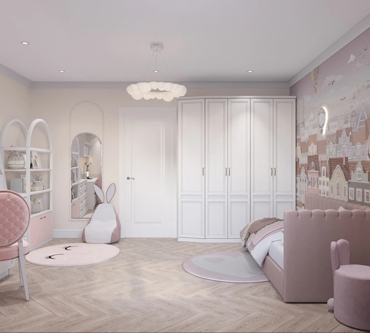 Детская комната для маленькой девочки