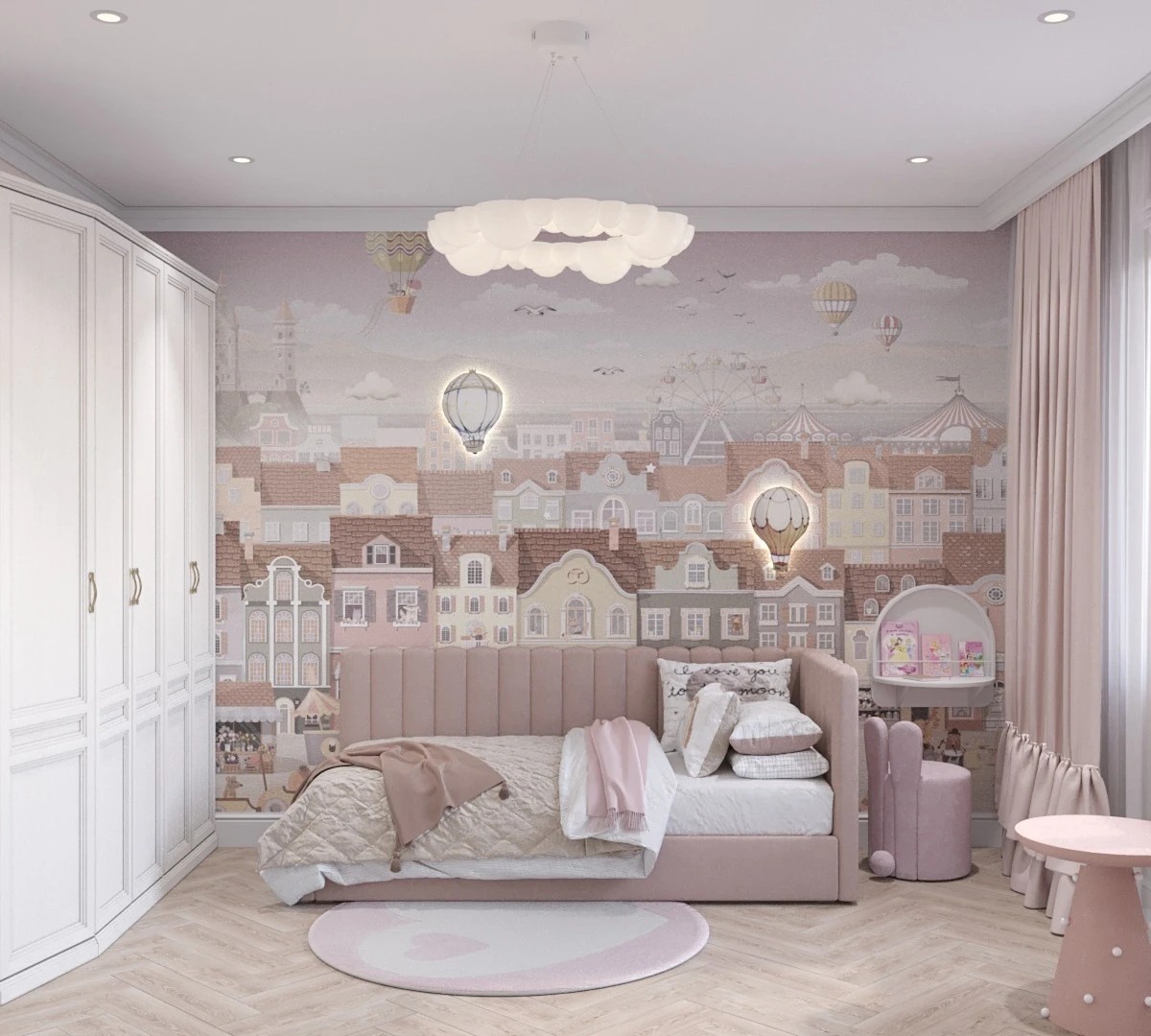 Детская комната для маленькой девочки