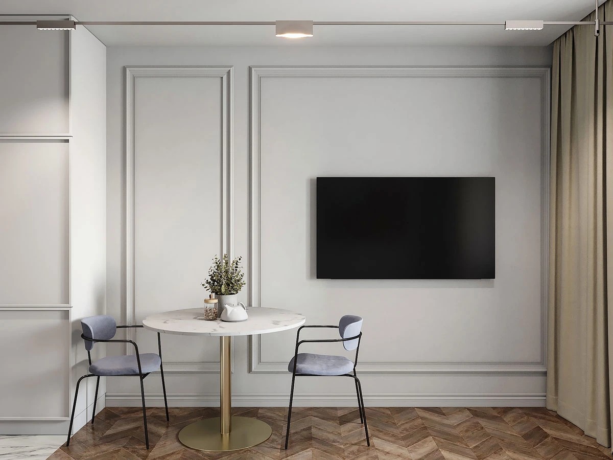 ЖК Уютный. Однокомнатная. Современная классика