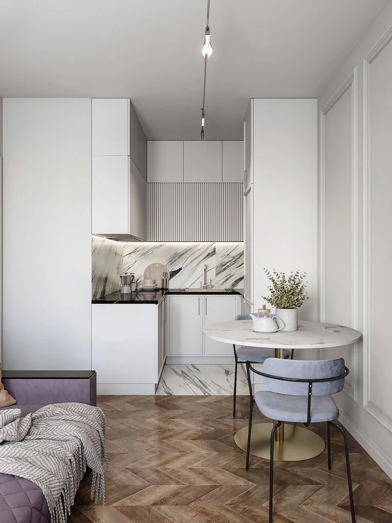 ЖК Уютный. Однокомнатная. Современная классика