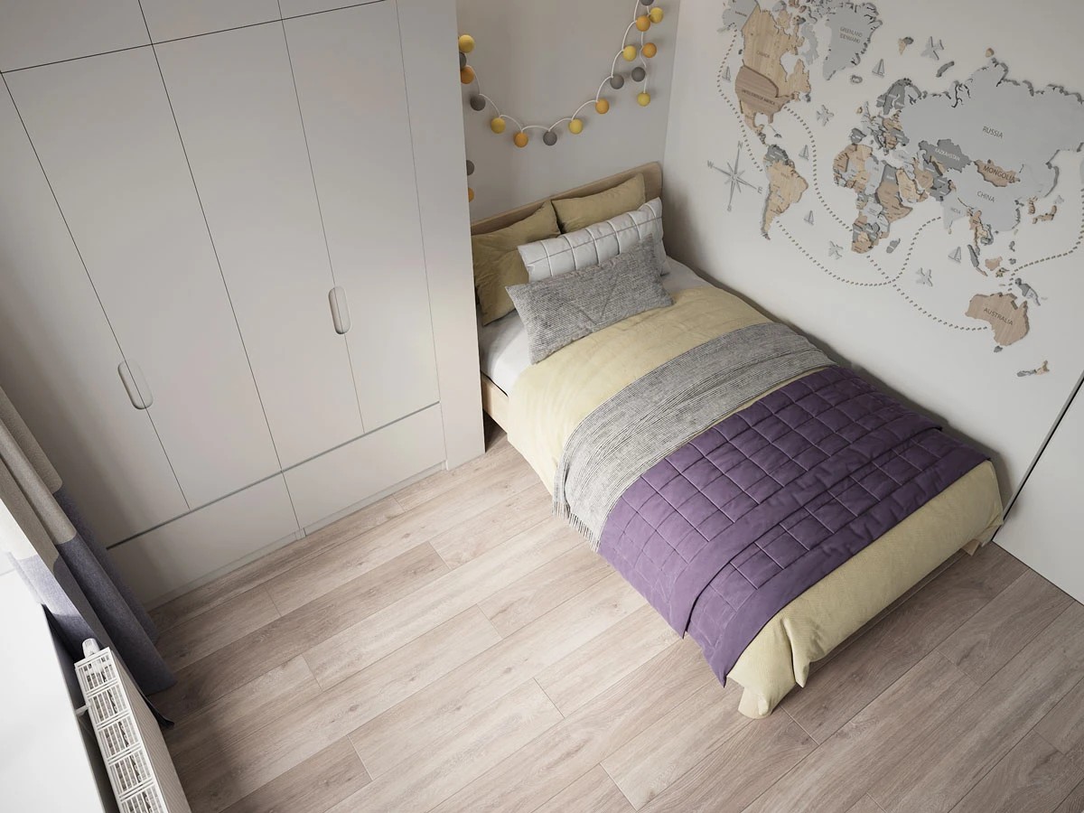 ЖК Уютный. Двухкомнатная. Современный стиль