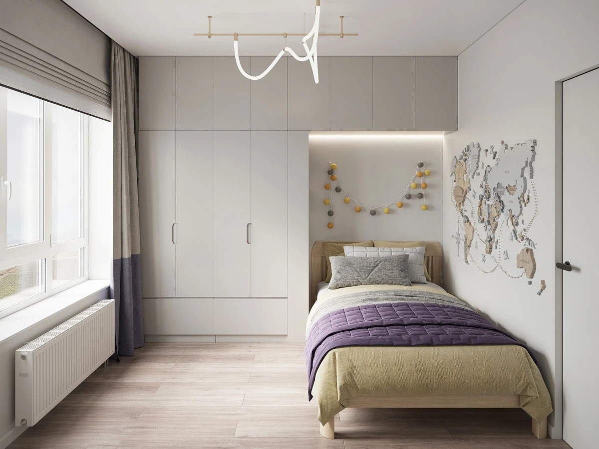 ЖК Уютный. Двухкомнатная. Современный стиль