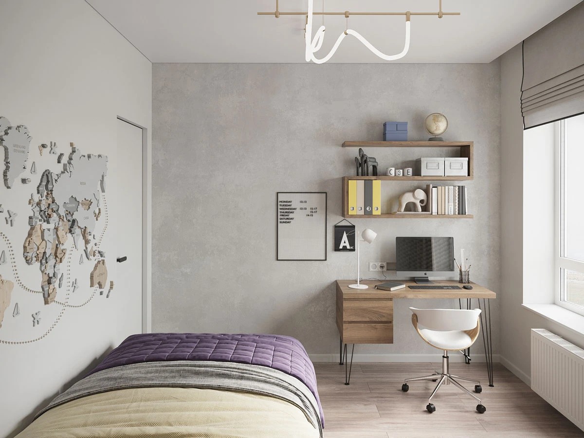 ЖК Уютный. Двухкомнатная. Современный стиль