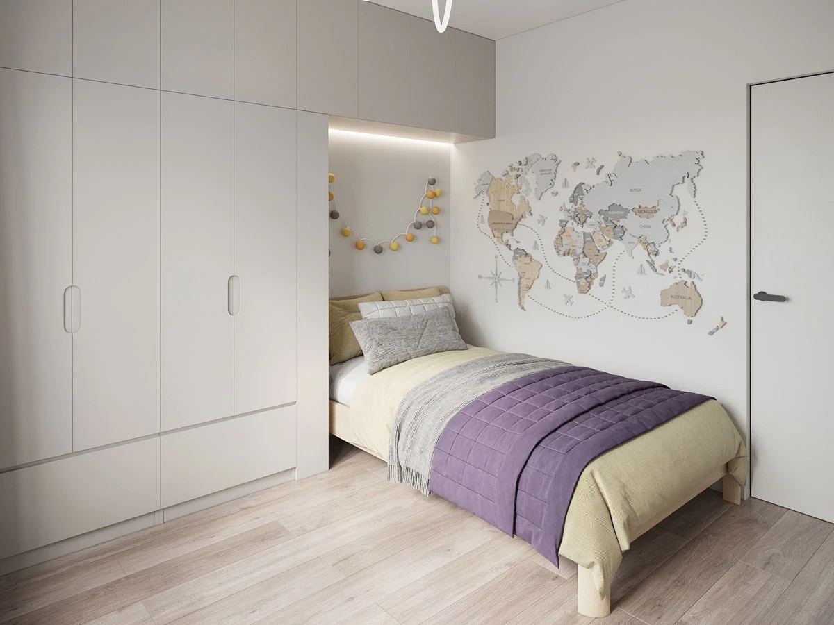 ЖК Уютный. Двухкомнатная. Современный стиль