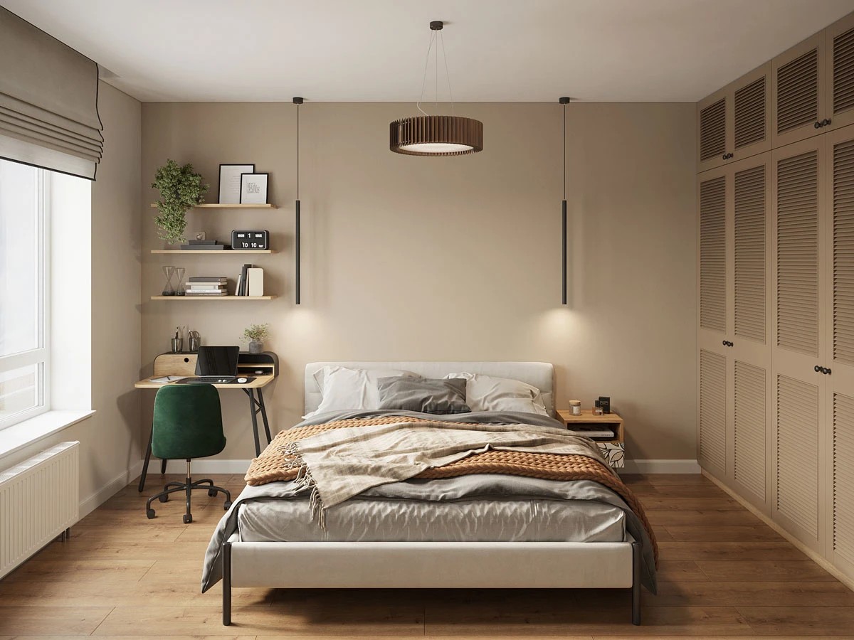 ЖК Уютный. Трехкомнатная. Скандинавский стиль