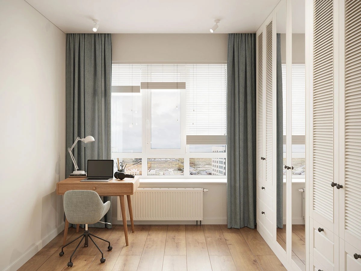 ЖК Уютный. Трехкомнатная. Скандинавский стиль