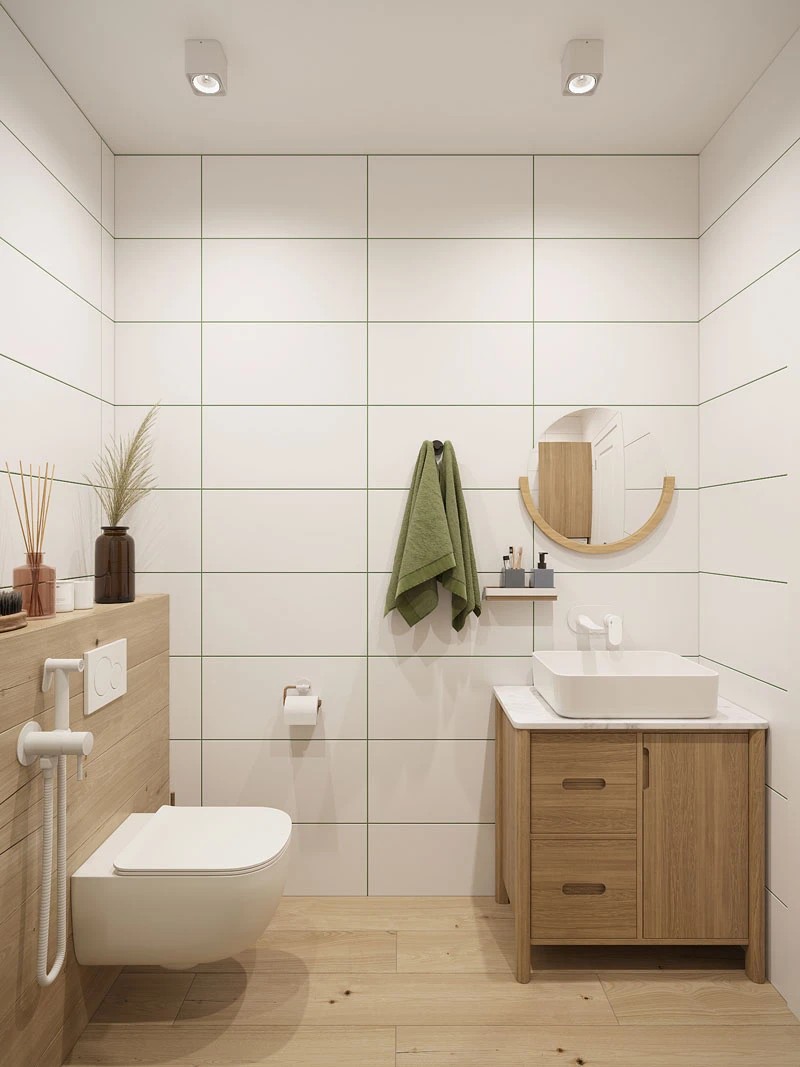 ЖК Уютный. Трехкомнатная. Скандинавский стиль