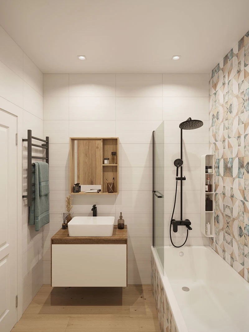 ЖК Уютный. Трехкомнатная. Скандинавский стиль