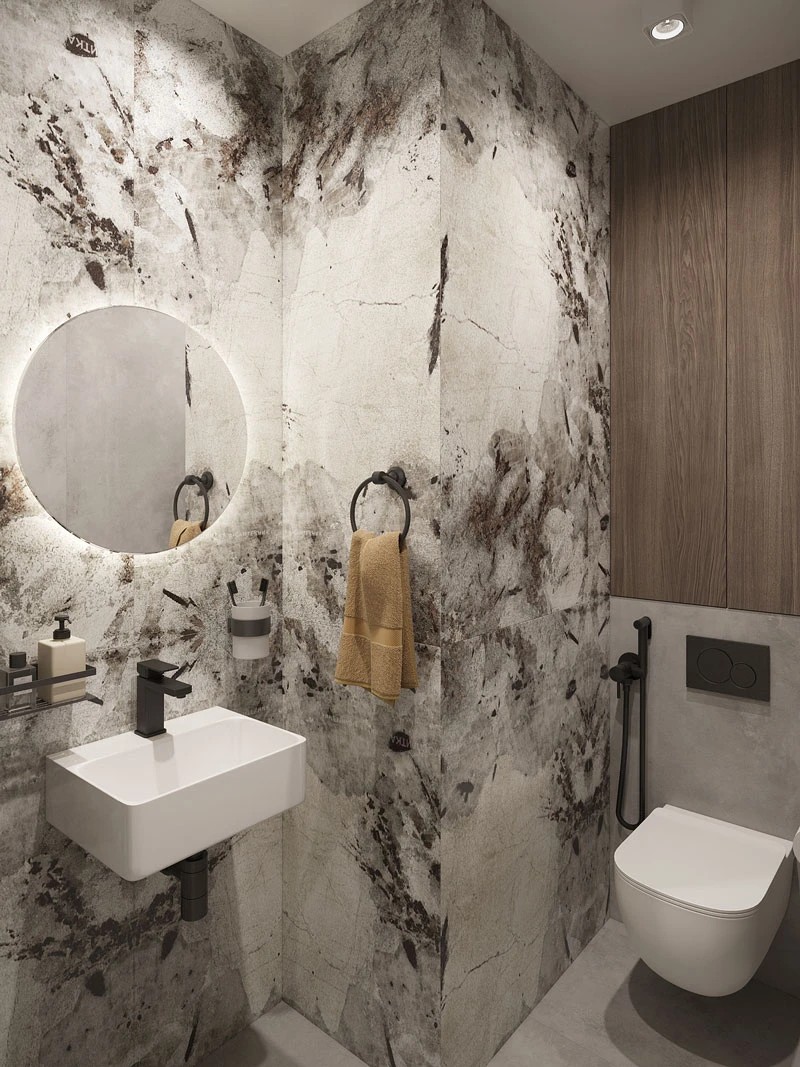 ЖК Уютный. Трехкомнатная. Скандинавский стиль