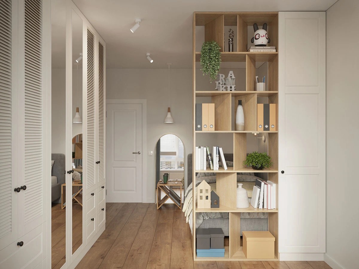 ЖК Уютный. Трехкомнатная. Скандинавский стиль