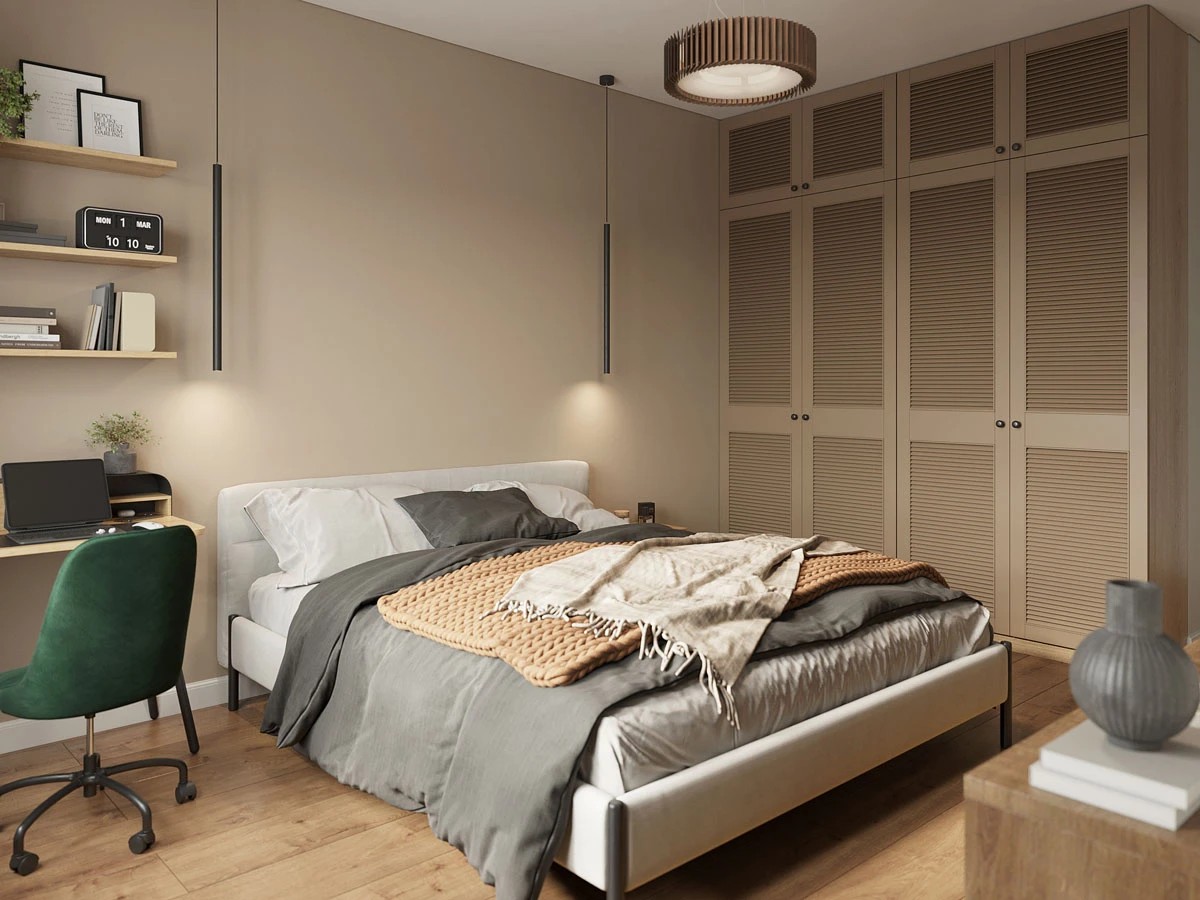 ЖК Уютный. Трехкомнатная. Скандинавский стиль