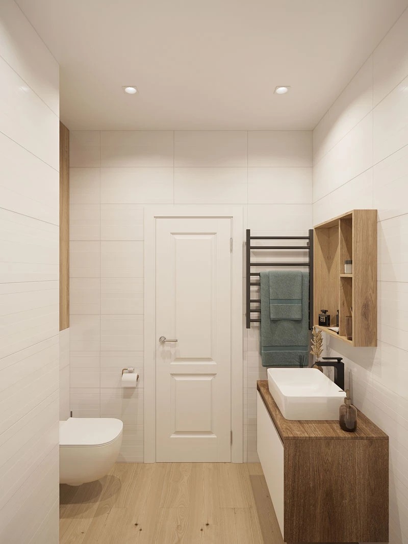 ЖК Уютный. Трехкомнатная. Скандинавский стиль