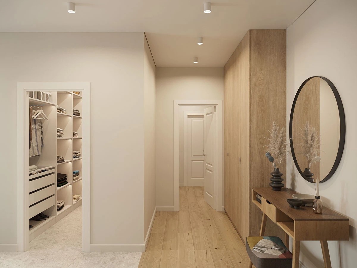 ЖК Уютный. Трехкомнатная. Скандинавский стиль