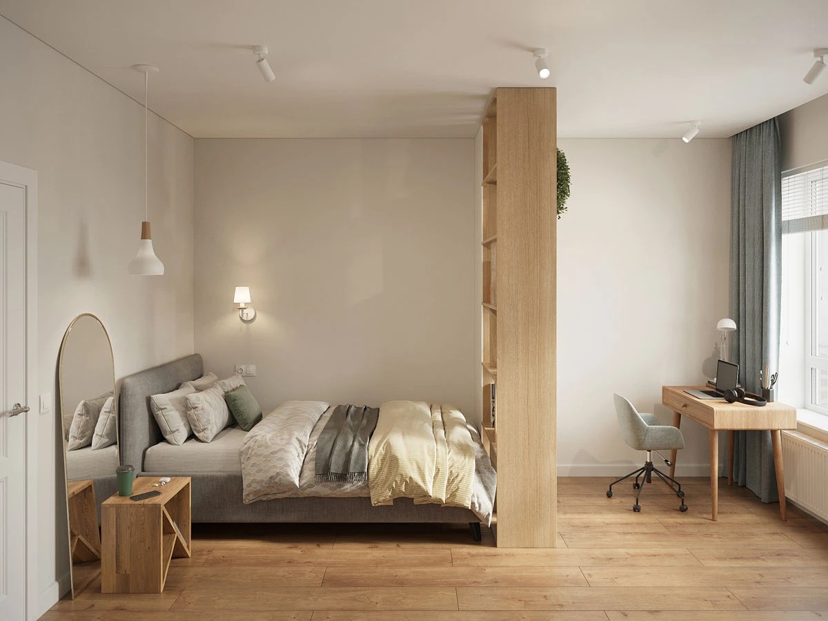 ЖК Уютный. Трехкомнатная. Скандинавский стиль