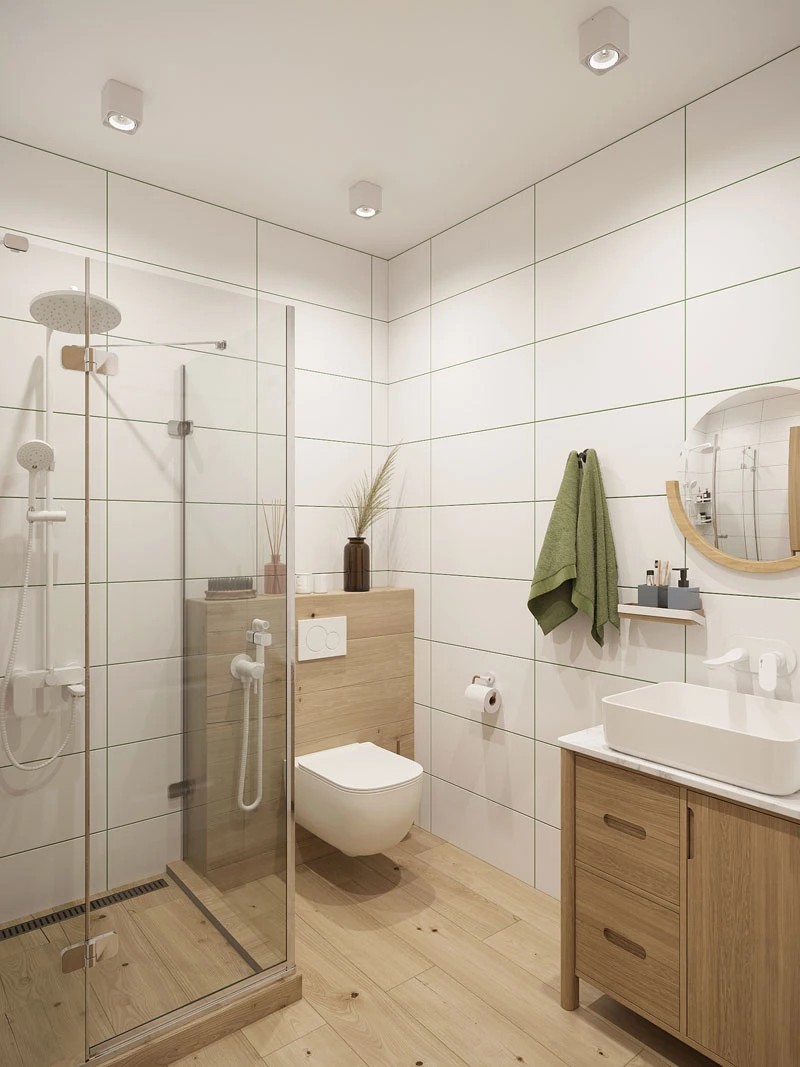 ЖК Уютный. Трехкомнатная. Скандинавский стиль