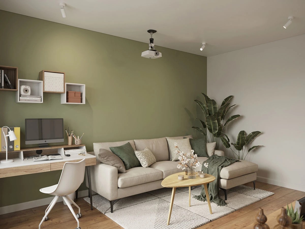 ЖК Уютный. Трехкомнатная. Скандинавский стиль