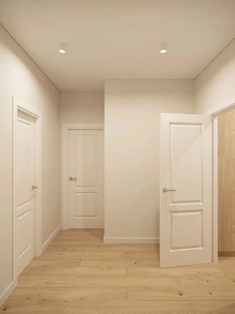 ЖК Уютный. Трехкомнатная. Скандинавский стиль