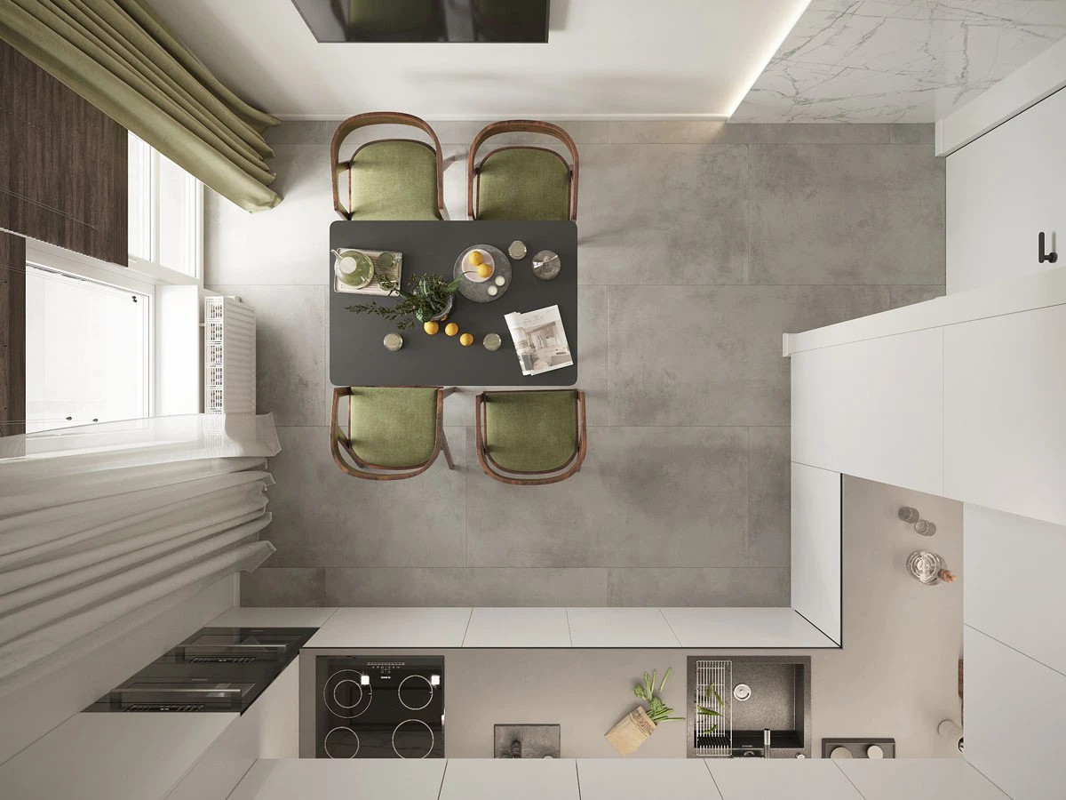 ЖК Уютный. Трехкомнатная. Современный стиль