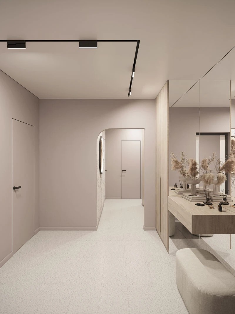 ЖК Уютный. Трехкомнатная. Современный стиль