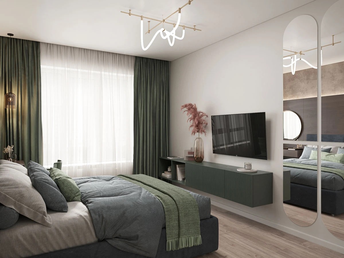 ЖК Уютный. Трехкомнатная. Современный стиль