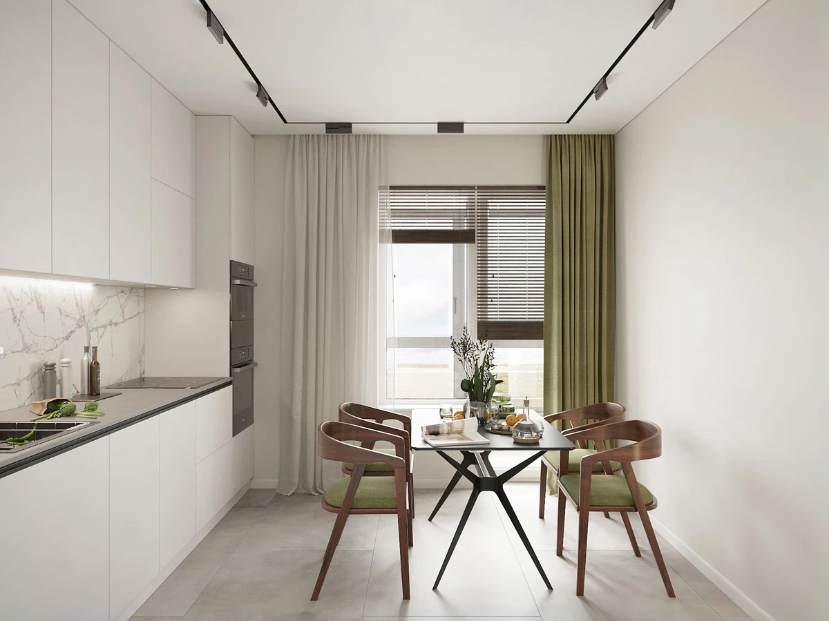 ЖК Уютный. Трехкомнатная. Современный стиль