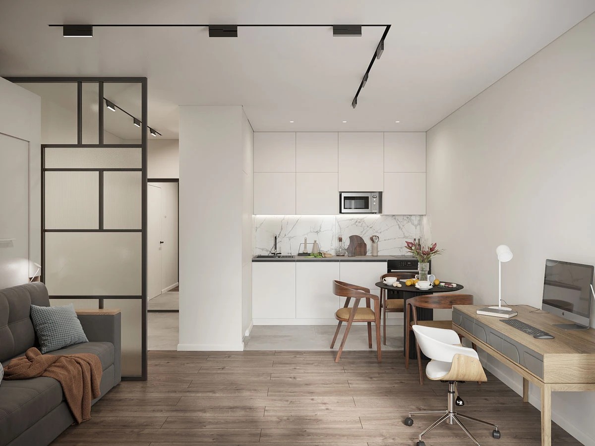 ЖК Уютный. Студия. Современный стиль