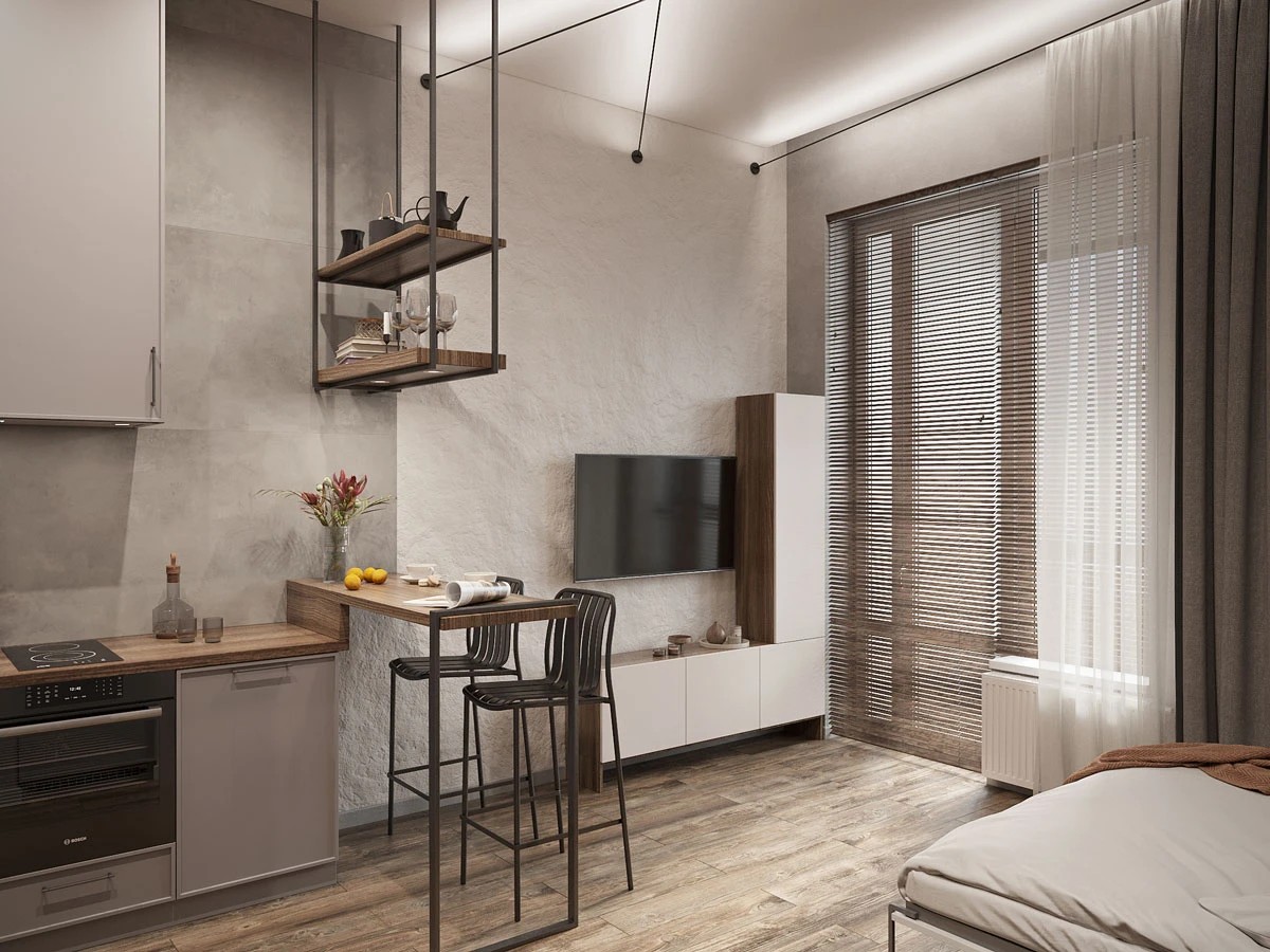 Дизайн интерьера студии видовой