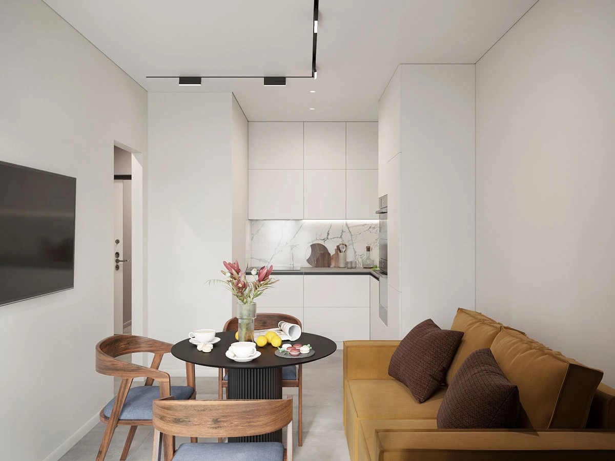 ЖК Уютный. Однокомнатная. Современный стиль