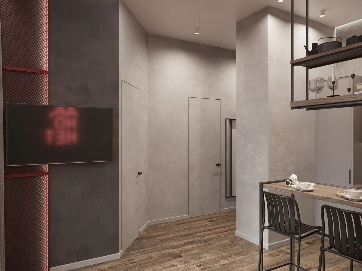 Дизайн интерьера 1-х комнатной квартиры