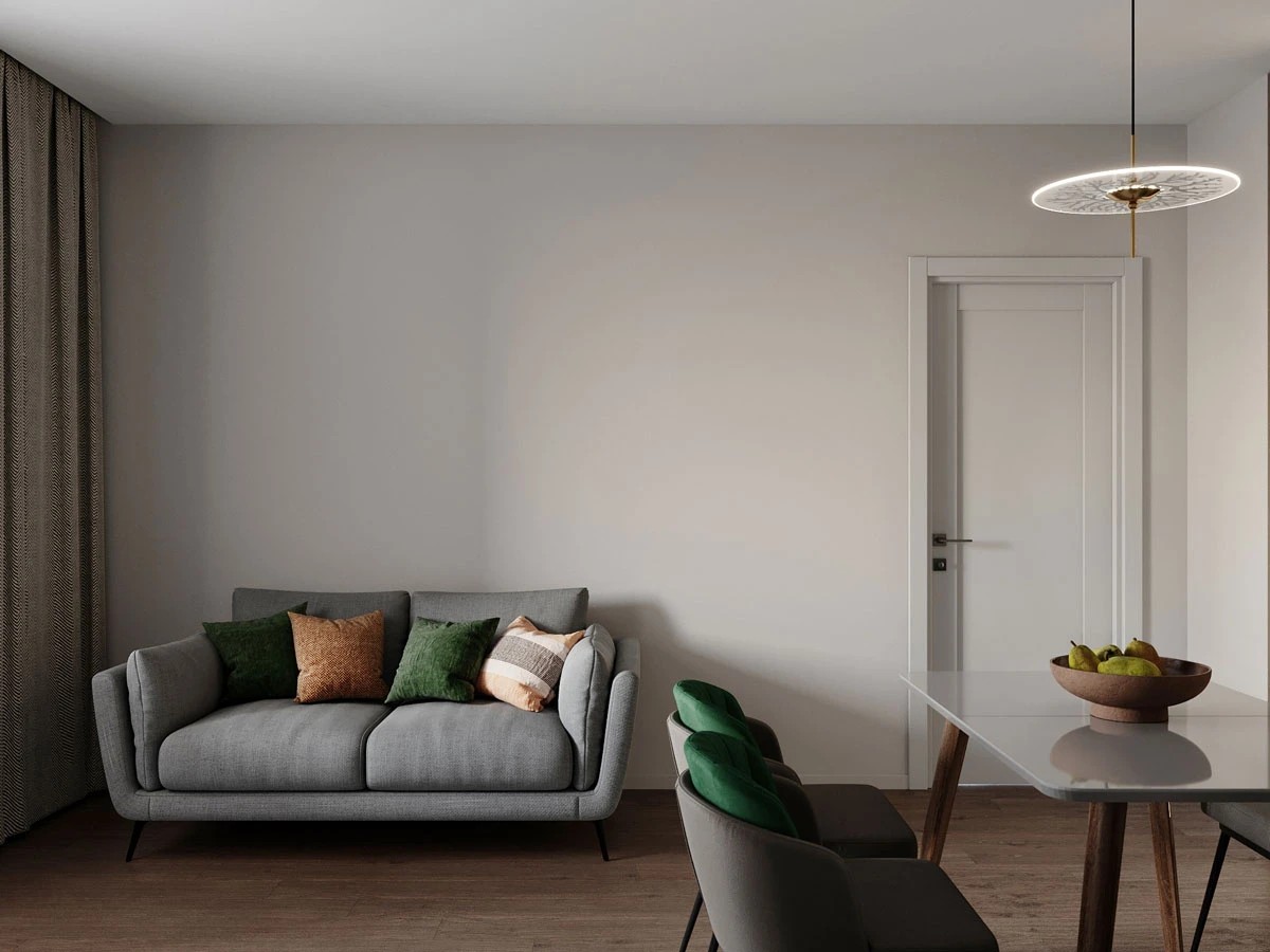 Дизайн интерьера 2-х комнатной квартиры видовой