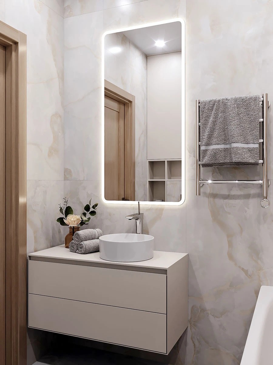 Дизайн интерьера 3-х комнатной квартиры видовой