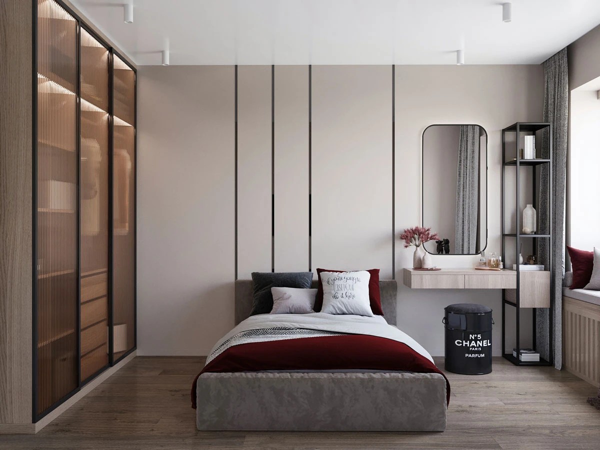 Дизайн интерьера 3-х комнатной квартиры видовой