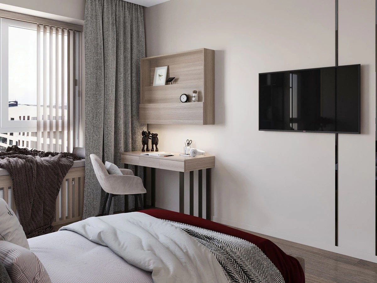 Дизайн интерьера 3-х комнатной квартиры видовой