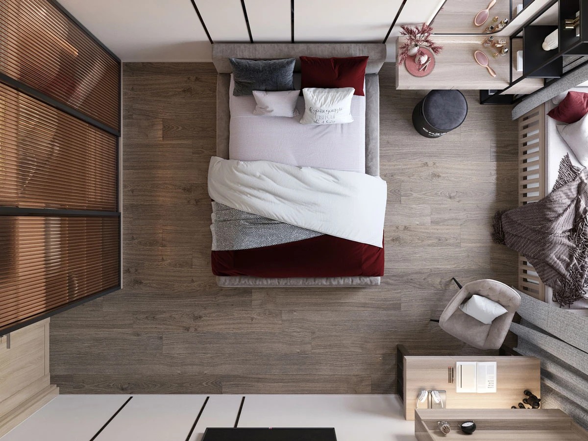 Дизайн интерьера 3-х комнатной квартиры видовой