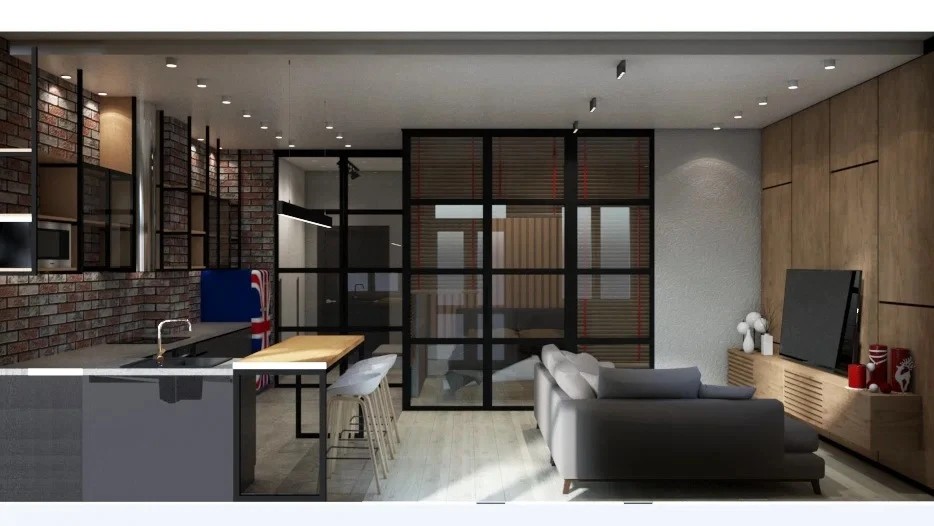 Однокомнатная квартира 42м2