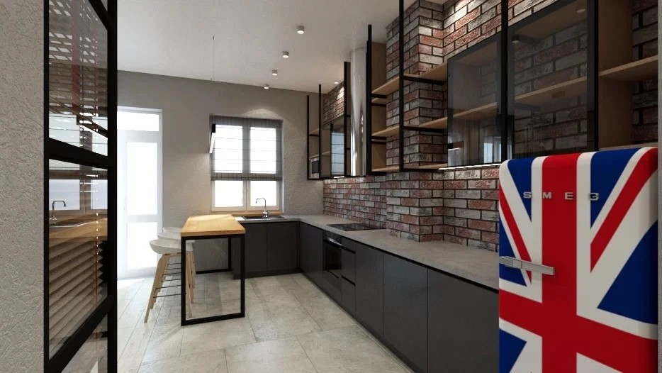 Однокомнатная квартира 42м2