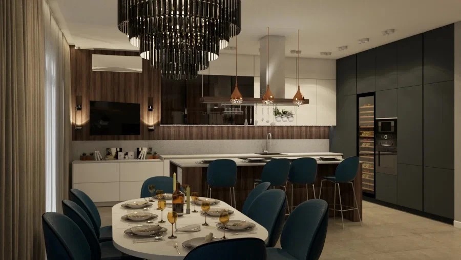 Квартира в современном стиле 110м2