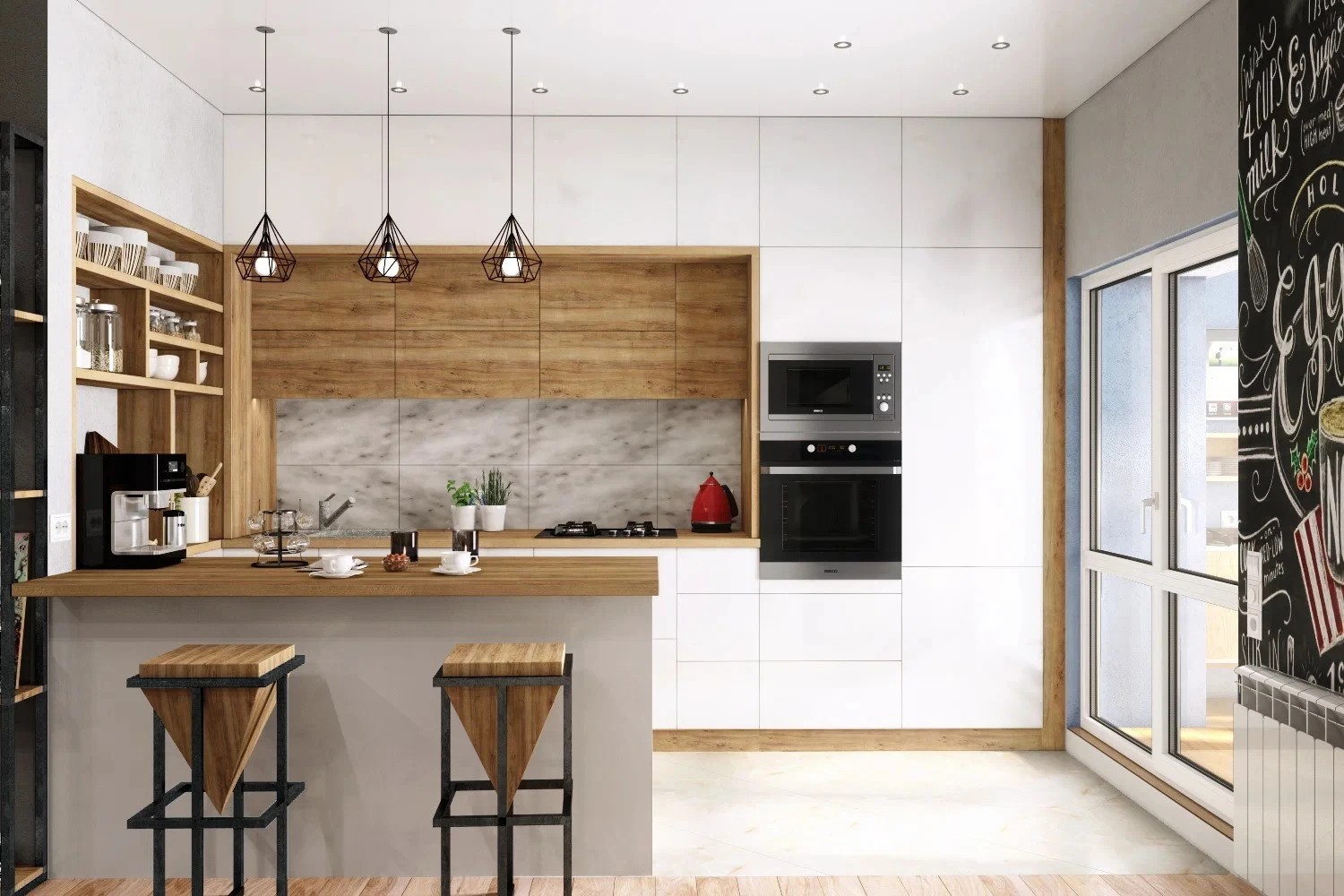 Однокомнатная квартира 60м2