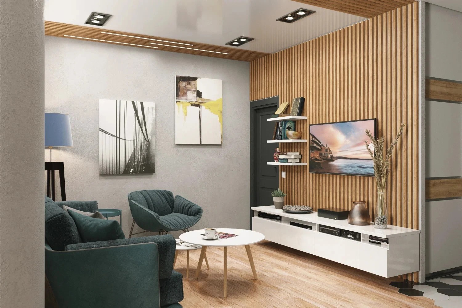 Однокомнатная квартира 60м2