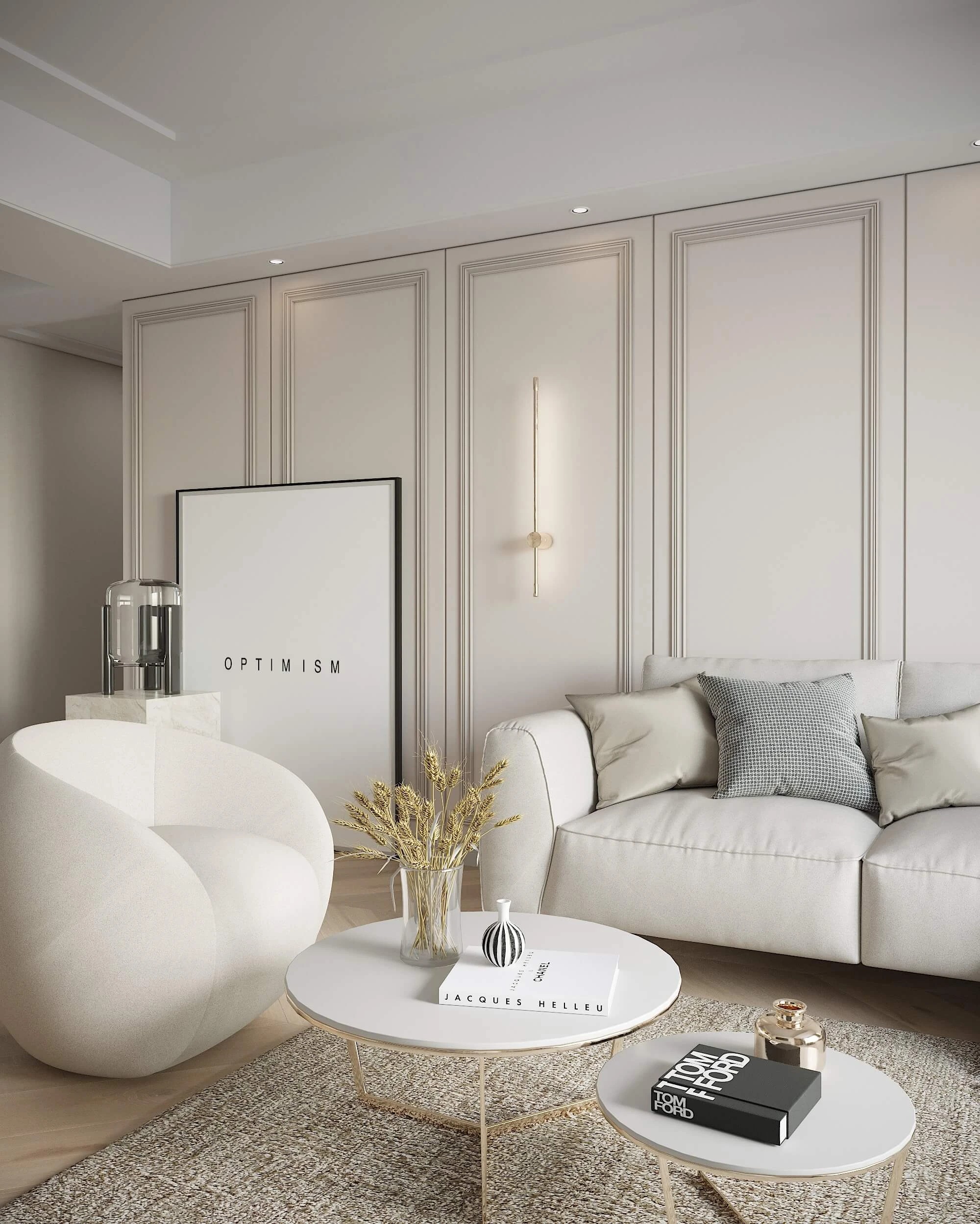 АТМОСФЕРНЫЙ ИНТЕРЬЕР В СВЕТЛЫХ ОТТЕНКАХ