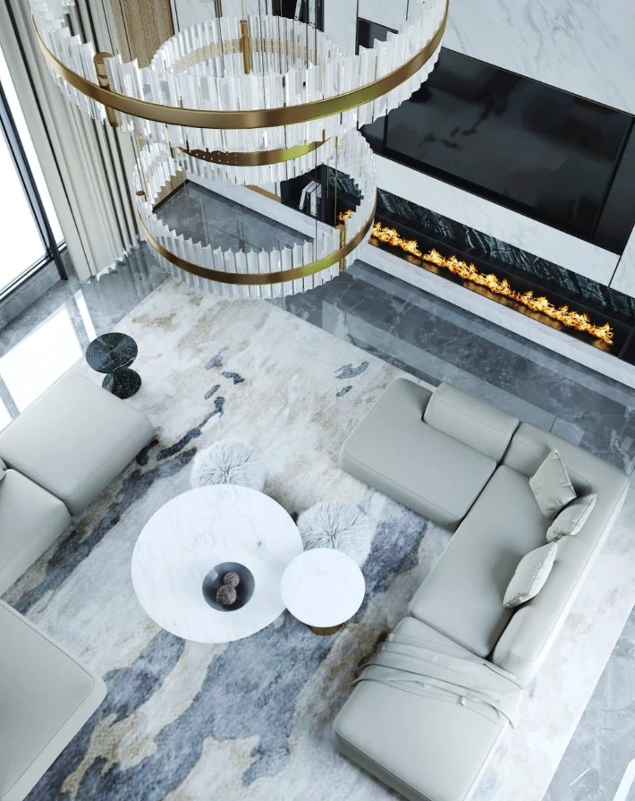 РОСКОШНЫЙ ИНТЕРЬЕР ЗАГОРОДНОГО ДОМА