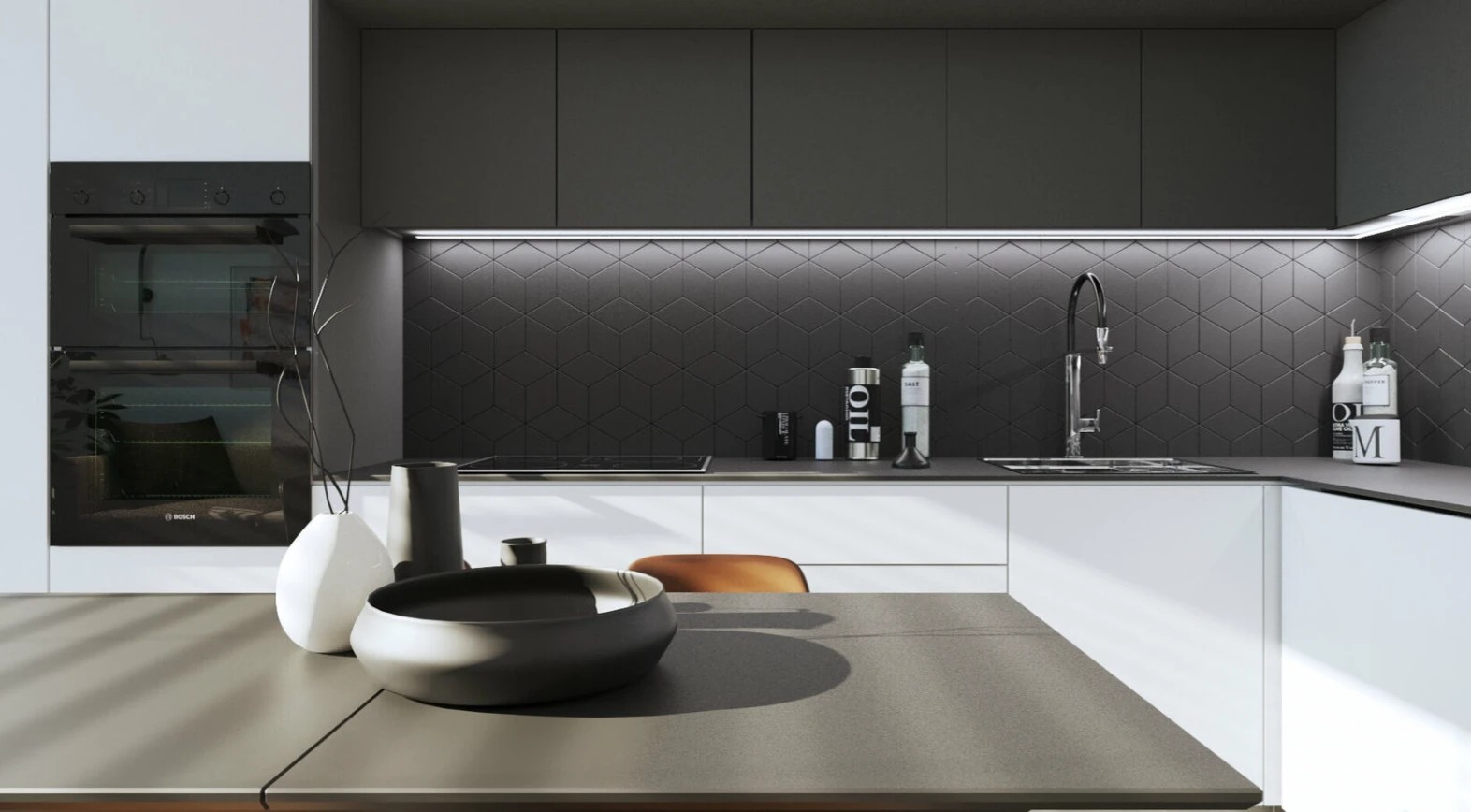 МОНОХРОМНАЯ КВАРТИРА В МОСКВЕ