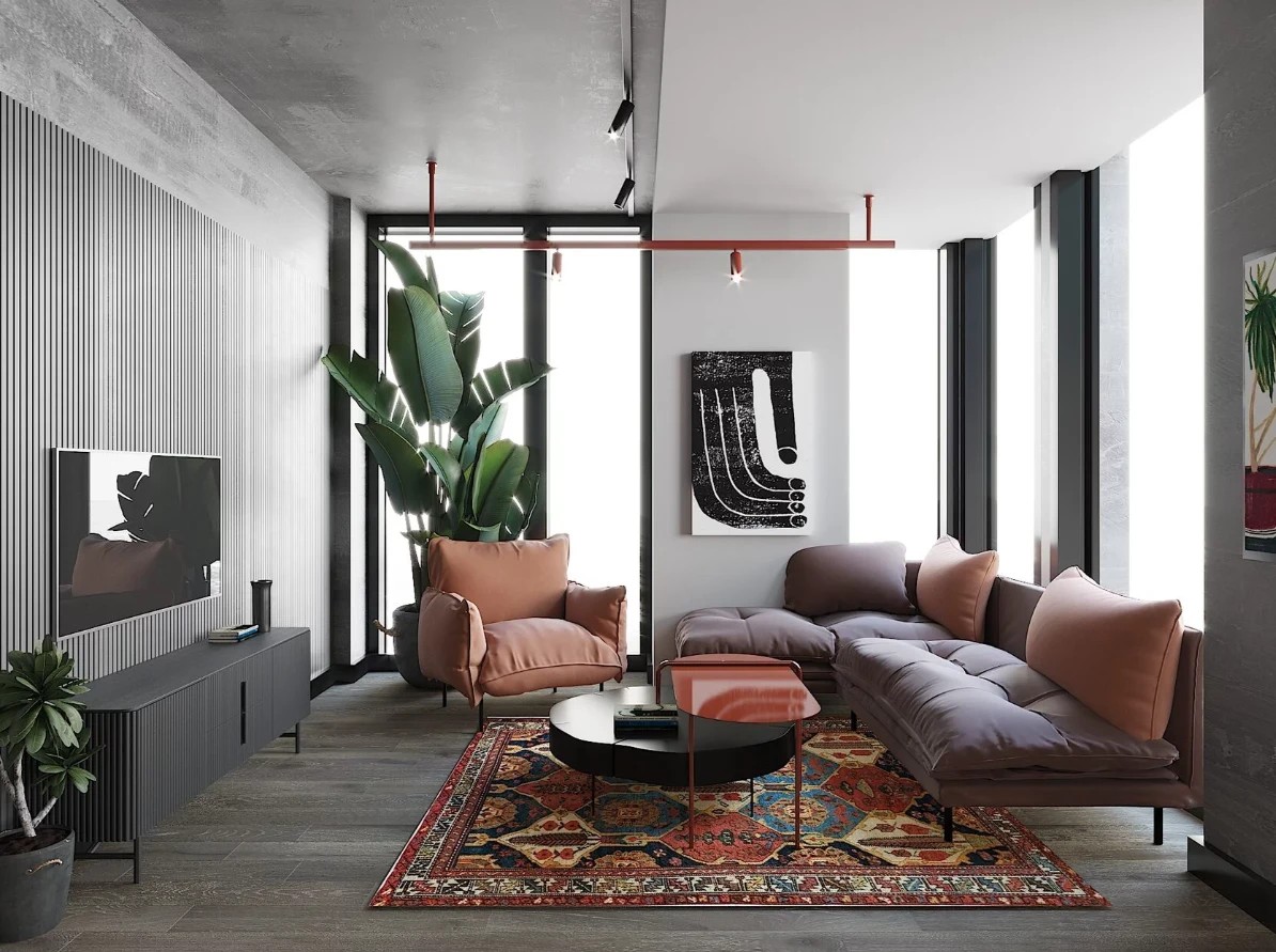 ЯРКАЯ КВАРТИРА ДЛЯ ИЛЛЮСТРАТОРА В ЖК SLAVA