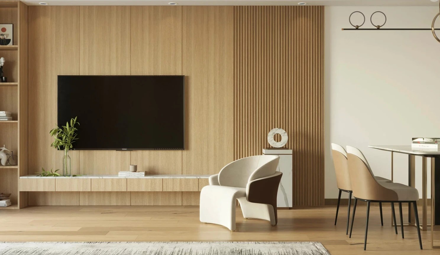 ДЕРЕВО И СВЕТЛЫЕ ОТТЕНКИ