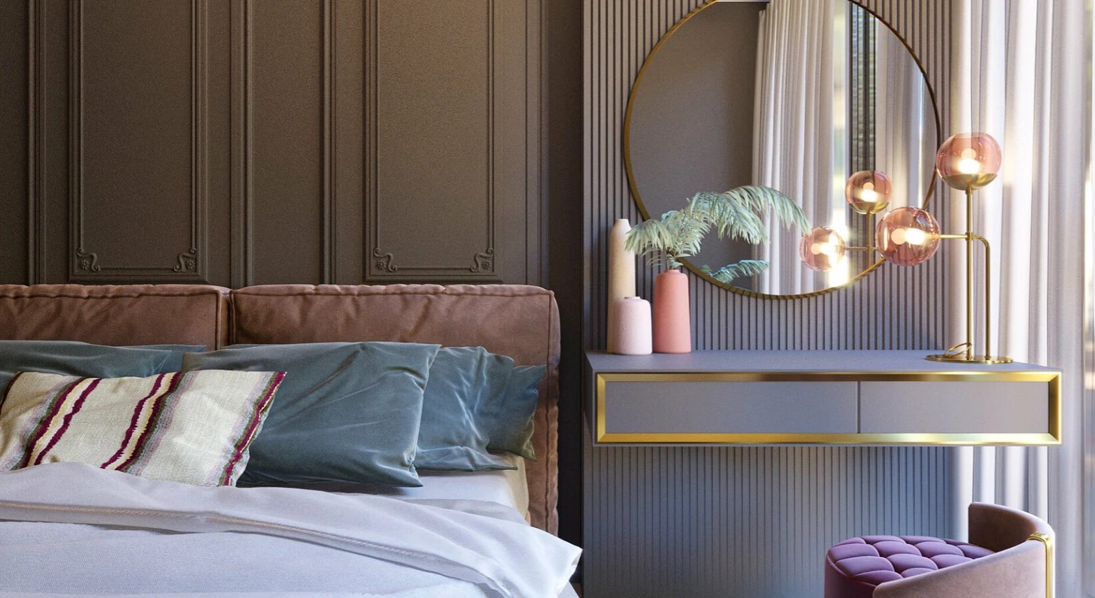 СОВРЕМЕННЫЙ ПРОЕКТ В ТЕРРАКОТОВОЙ ГАММЕ