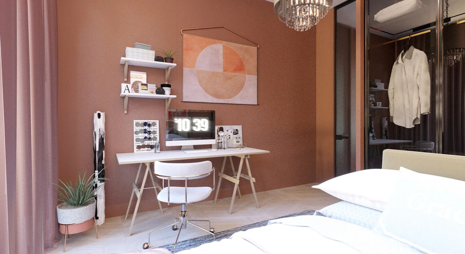 СОВРЕМЕННЫЙ ПРОЕКТ В ТЕРРАКОТОВОЙ ГАММЕ