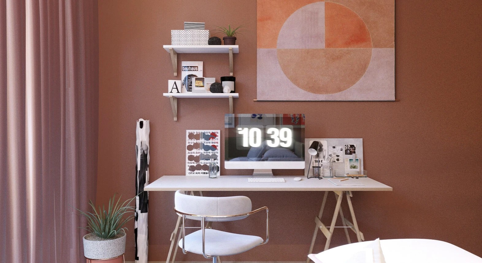 СОВРЕМЕННЫЙ ПРОЕКТ В ТЕРРАКОТОВОЙ ГАММЕ